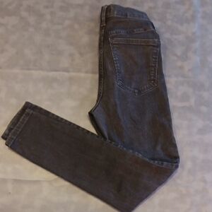 Free People Washed Black Denim Skinny Jeans SIZE W 27S